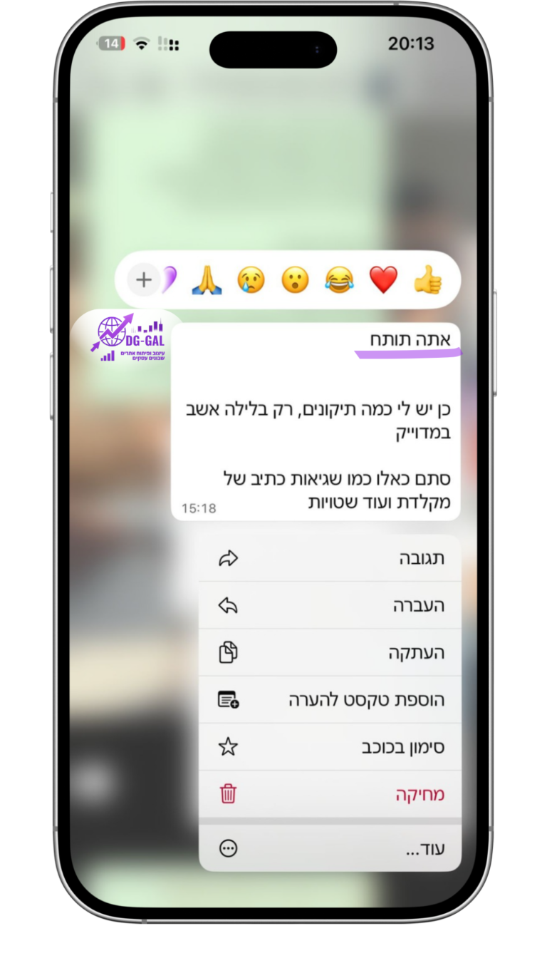 אבירז וואצאפ