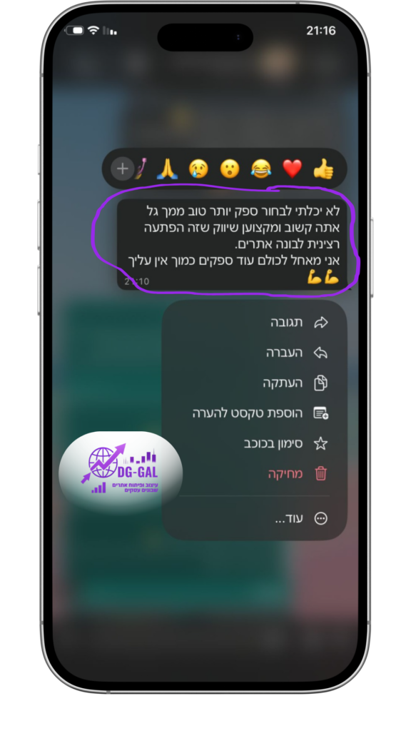 _ליאם טמפלט ביקורות DG-GAL